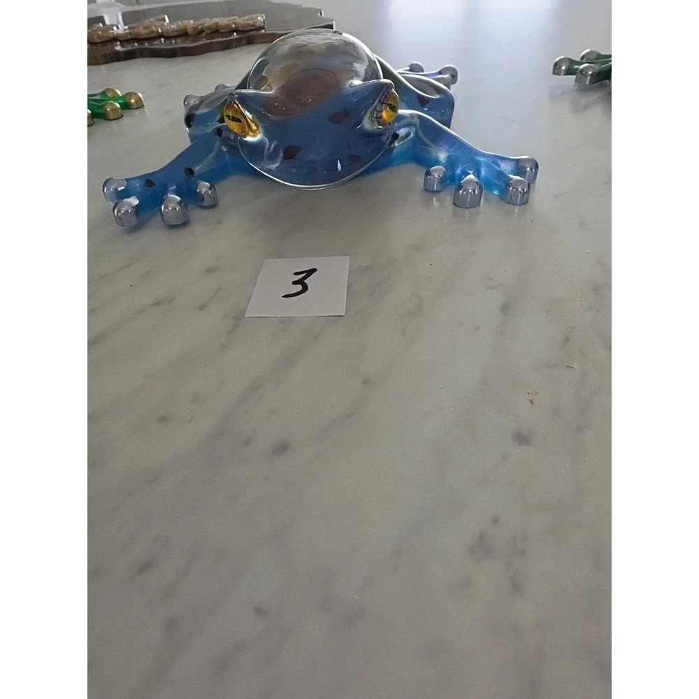 Large Handmade Resin Decorative Frog